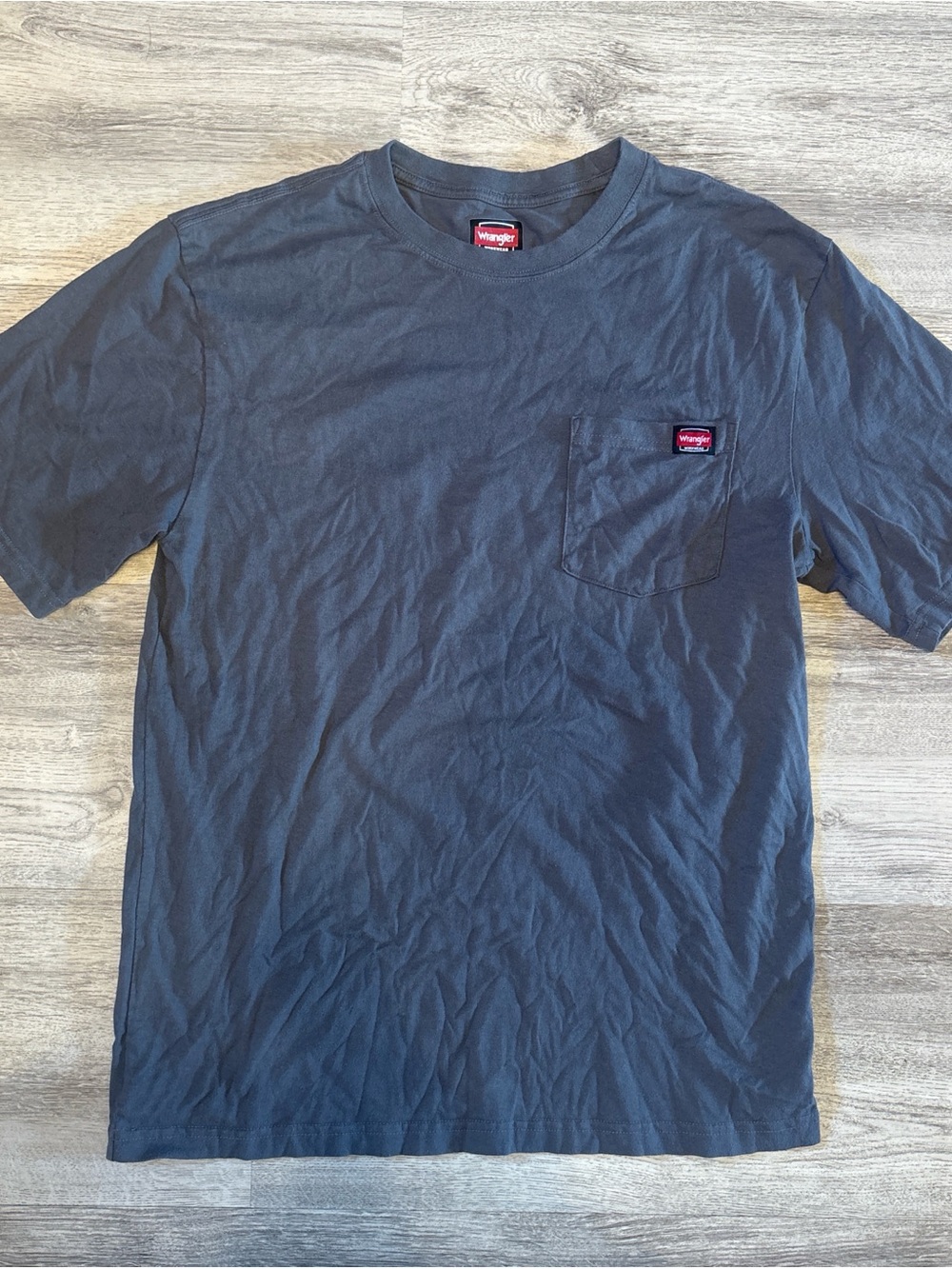 Wrangler Workwear Men’s Grey Pocket T‑Shirt